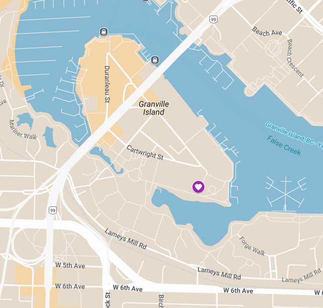 Granville Island Map